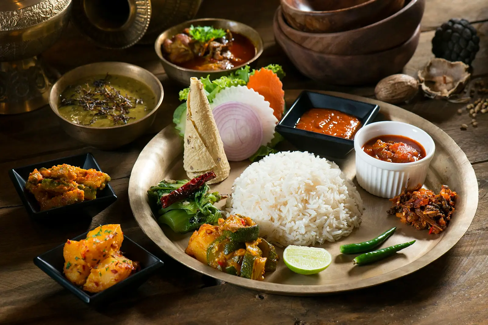 Full meal thali