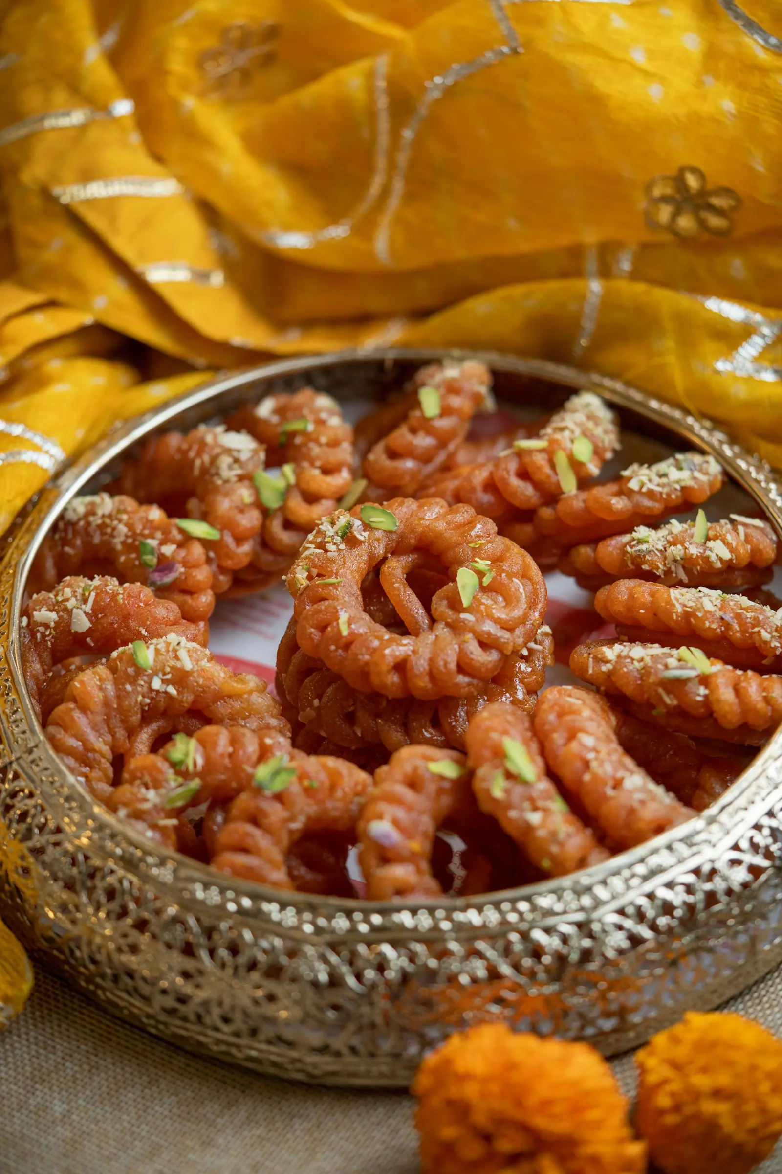 Tray of traditional sweets